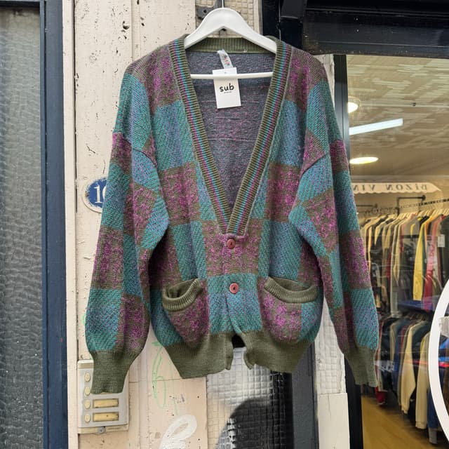 Vintage Yün Hırka L