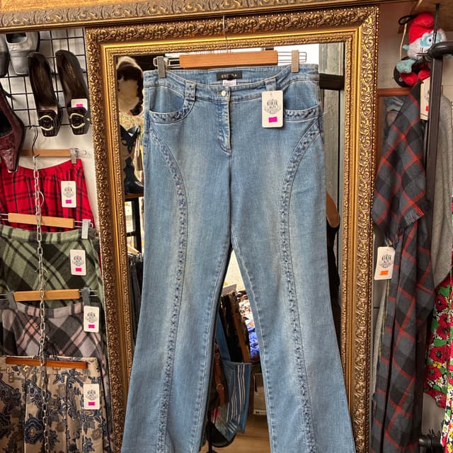 00's Escada Denim Trousers