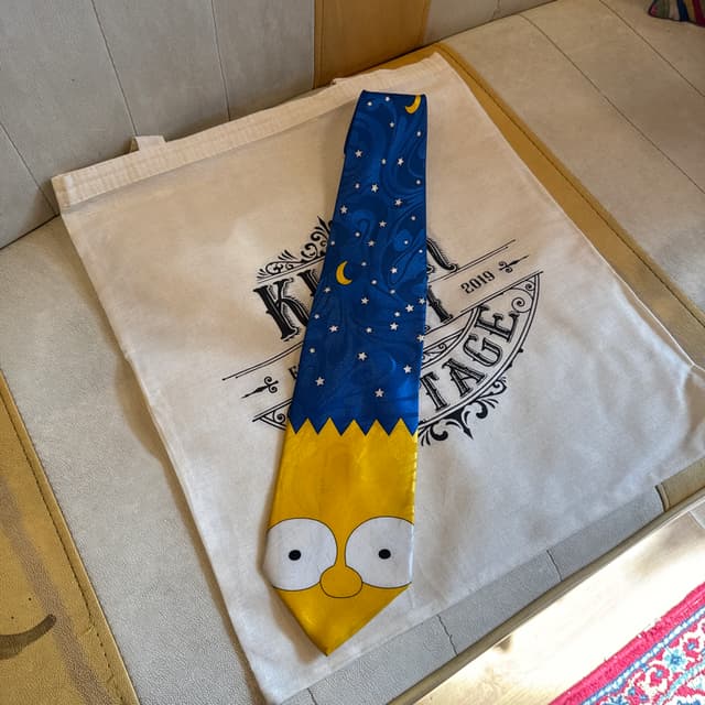 90's The Simpsons Bart Simpson Graphic Tie