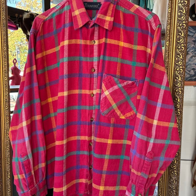 90's Turnpike Plaid Shirt