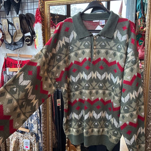80's Derechazo& Plaza Knit