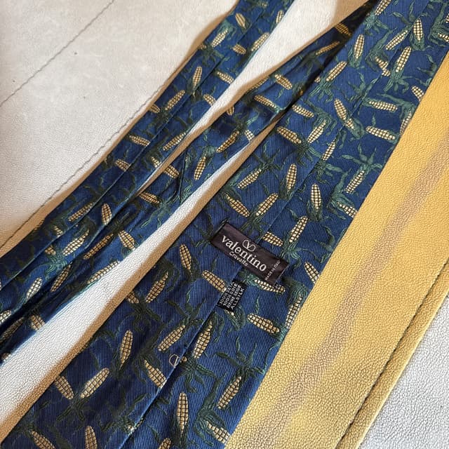 Valentino “Golden Cornfield” Silk Tie