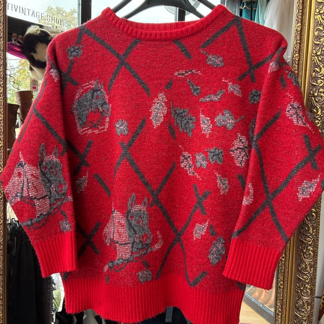 70's Horse And Luck Knit