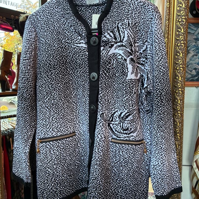 80’s Iceberg UK Graphic Knit Cardigan