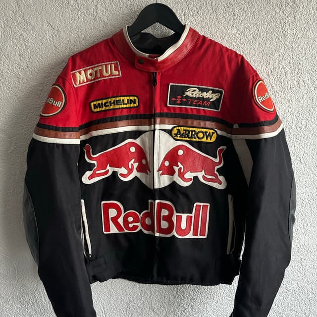 Vintage Redbull Korumalı Ceket