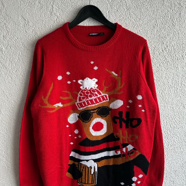 Vintage Yılbaşı Kazağı