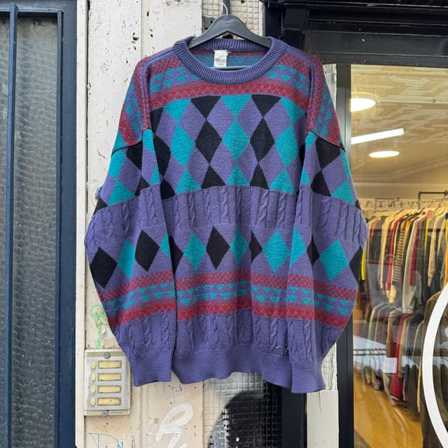 Vintage Yün Kazak XL